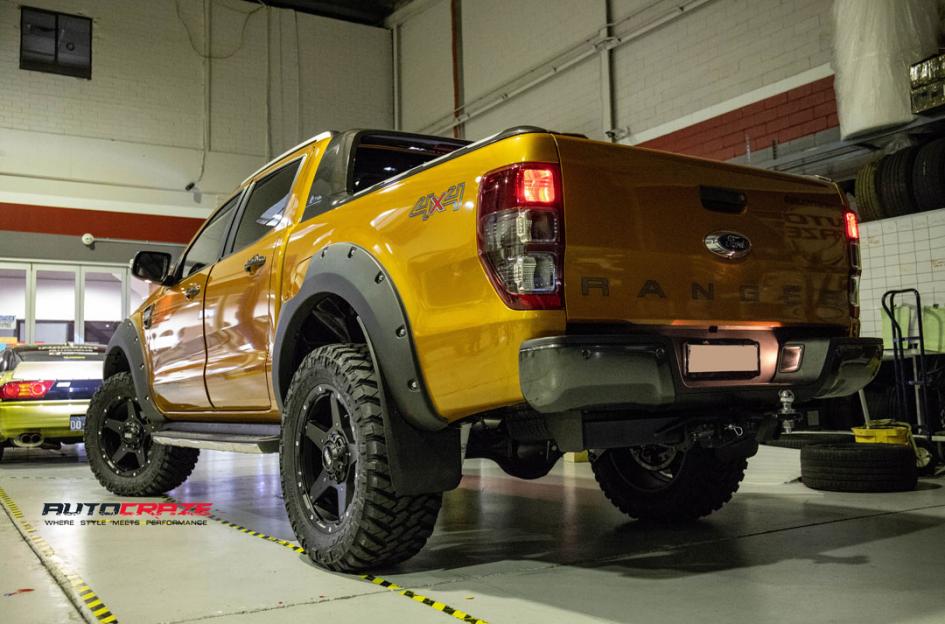 FORD RANGER GD04 MATTE BLACK